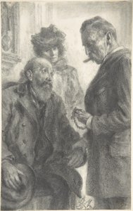 Lege og pasient av Adolph Menzel
