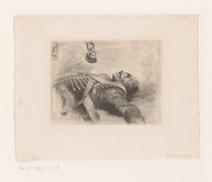 død husar av Adolph Menzel