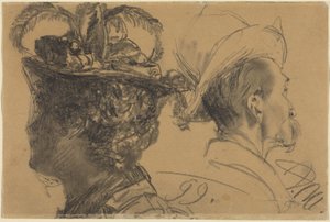 Hodene til en mann og en kvinne av Adolph Menzel