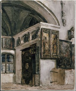 Interiøret i klosterkirken i Berlin