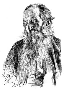 Studie av en jøde, c1880-1882 av Adolph Menzel