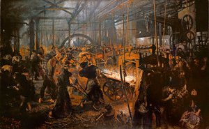 Jernvalseverket av Adolph Menzel