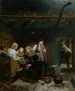 Bestefars velsignelse av Adolph Tidemand