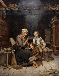 Bestemor forteller et eventyr av Adolph Tidemand