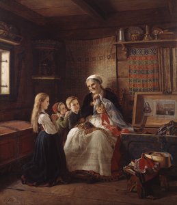 Bestemors bryllupskrone av Adolph Tidemand