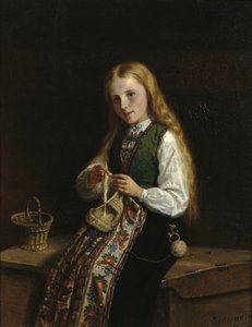 Lille Synneave av Adolph Tidemand