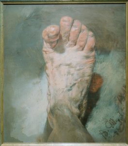 Kunstnerens fot