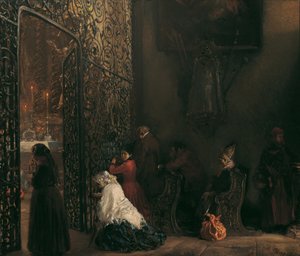 tidlig messe av Adolph Menzel