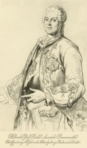 Heinrich von Brühl / Menzel etter Silvestre av Adolph Menzel