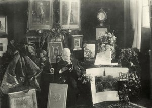 Menzel på sin 80-årsdag / bilde av Adolph Menzel