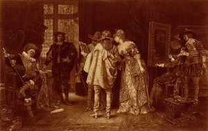 Kjennere ved Rembrandts studio, illustrasjon fra 