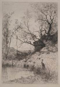 En dam, 1867. av Adolphe Appian