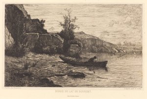 Kantene av Bourgetsjøen av Adolphe Appian