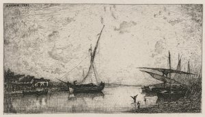Kanalen ved Martigues, 1872.