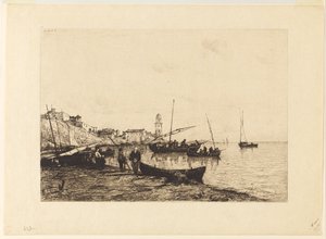 Havnen i San Remo av Adolphe Appian