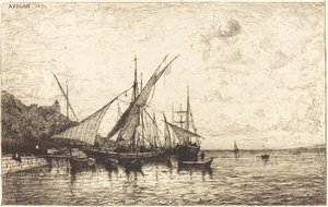 Havnen i Monaco av Adolphe Appian