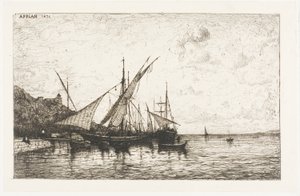 Havnen i Monaco av Adolphe Appian