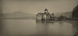 [Chillon-slottet] av Adolphe Braun