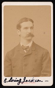 Portrett av Charles Loring Jackson 1847-1935, ca 1887. av Adolphe Braun