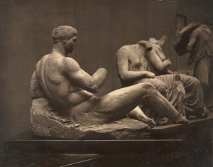 Skulpturer fra Parthenon, British Museum, ca. 1870-årene.