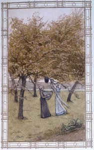 Bienes liv: båsen til en sverm - tegning av A. Giraudon av Adolphe Giraudon
