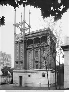Det fønikiske hus, universell utstilling, Paris, 1889 av Adolphe Giraudon