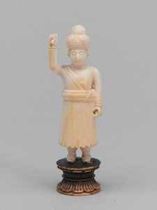 Svart bonde, sjakkbrikke, India av Adolphe Gusman