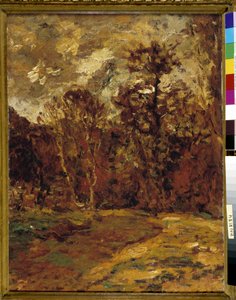 Høstlandskap av Adolphe Joseph Thomas Monticelli