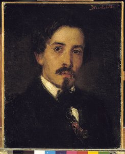Anta portrett av maleren Ferdinand Viola, 1859 (olje på lerret) av Adolphe Joseph Thomas Monticelli