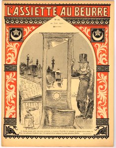 Cover av "" The Butter Dish "", Satirical in Colors av Adolphe Leon Willette