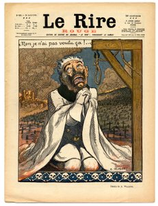 Cover av "" The Red Laughter", Satirical in Colors av Adolphe Leon Willette