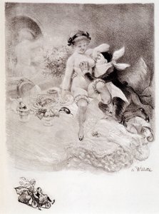 Gourmandise - tegning av Willette