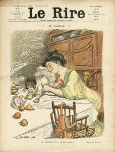 Illustrasjon av Adolphe dit Willette (1857-1926) for omslaget til Le Lire av Adolphe Leon Willette