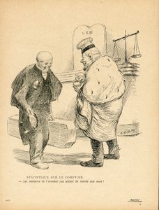 Smørfatet, nummer 123, Farge satirisk av Adolphe Leon Willette