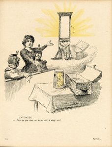 Smørfatet, nummer 123, Farge satirisk av Adolphe Leon Willette