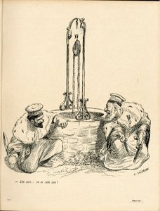 Smørfatet, nummer 123, Farge satirisk av Adolphe Leon Willette