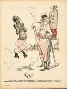L'Plate au beurre, nummer 199, satirisk i farger av Adolphe Leon Willette