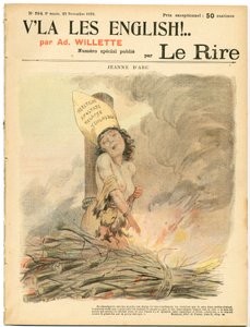 Latteren, nummer 264, Satirisk i farger av Adolphe Leon Willette