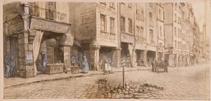A Street (penn og blekk og wc på papir)