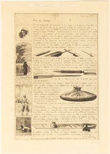 Brev om elementene i etsningen, side 1 av Adolphe Martial Potemont