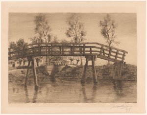 Bro Bro (II) (tittel på objekt) av Adolphe P.H J. van Weezel Errens (signed by artist)