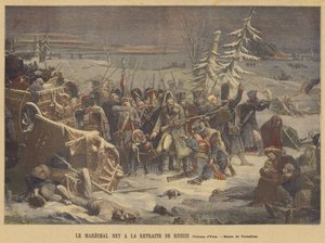 Marshal Ney på retrett fra Russland