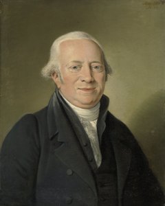 Cornelis Sebille Roos (1754-1820), kunsthandler i Amsterdam og keeper ved Nationale Konst-Gallery i Huis ten Bosch, Haag av Adriaan de Lelie