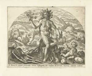Jord The Four Elements (serietittel) av Adriaen Collaert