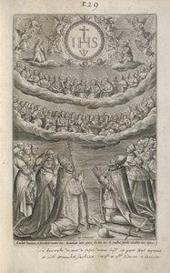 Tilbedelse av Jesu navn av Adriaen Collaert