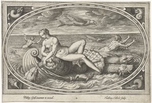 Galatea Zeegoden (serietittel) av Adriaen Collaert