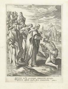 Helbred en spedalsk Life of Christ (serietittel) Vita I. Christi (serietittel) av Adriaen Collaert