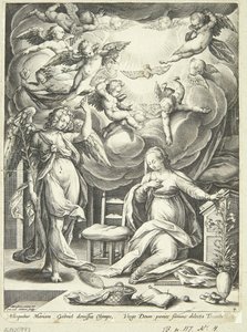 Marias bebudelse av Adriaen Collaert