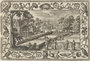Kornplukking på sabbaten Landskap med bibelske, mytologiske scener og jaktscener (serietittel)