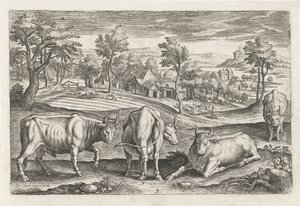 kveg Firebeinte dyr (serietittel) Animalivm Qvaddrvpedvm (serietittel) av Adriaen Collaert